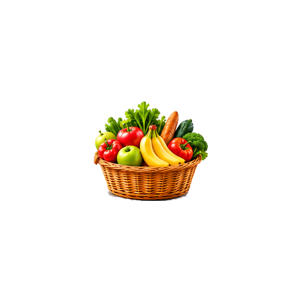 Fresh fruits and vegetables