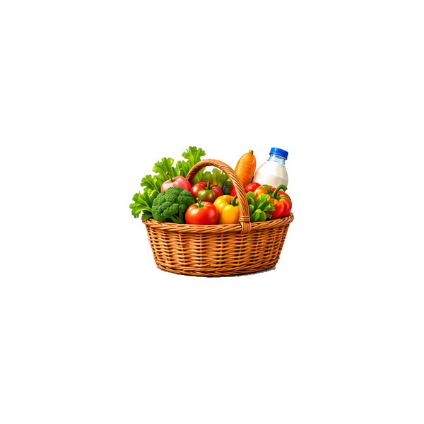 Basket of groceries
